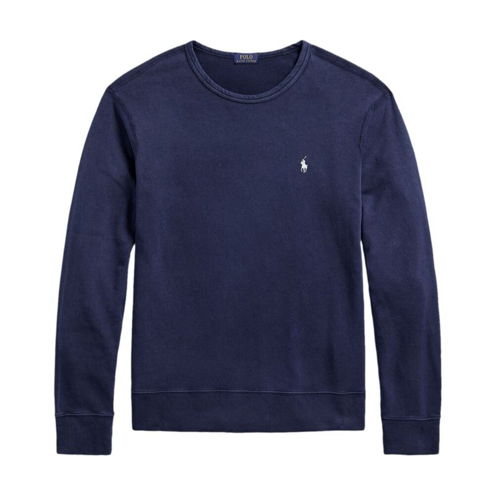 Polo Ralph Lauren Mens French Terry Sweatshirt Large Newport Navy  - NWT